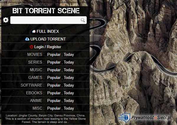 bit torrent scene